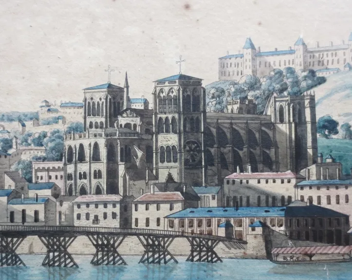 ANSICHTEN VON LYON AUS DEM FRÜHEN 19. JAHRHUNDERT