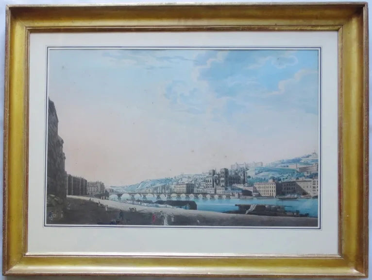 ANSICHTEN VON LYON AUS DEM FRÜHEN 19. JAHRHUNDERT