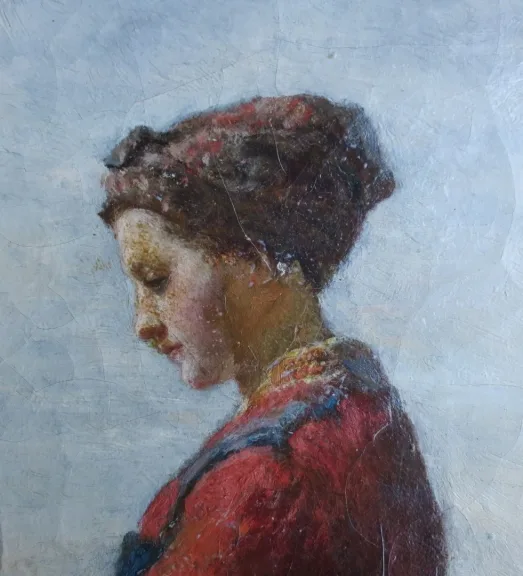 19th CENTURY OIL ON CANVAS