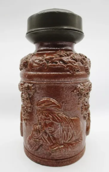 Deux pots à tabac, Beauvaisis XIXe siècle.