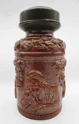 Deux pots à tabac, Beauvaisis XIXe siècle.
