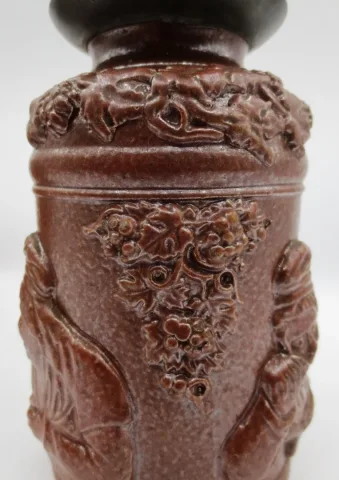 Deux pots à tabac, Beauvaisis XIXe siècle.