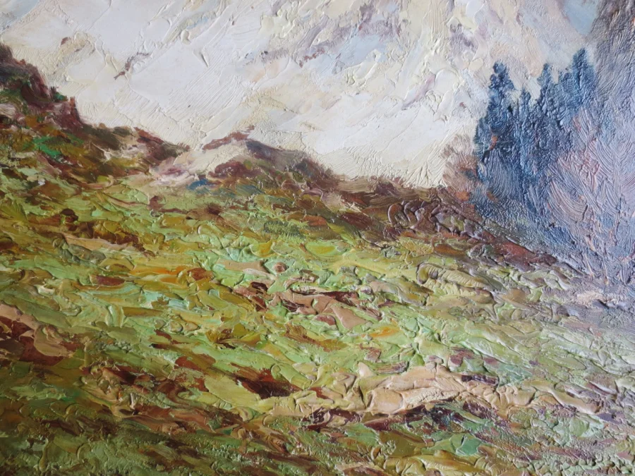 Paysage de montagne, XXe siècle.
