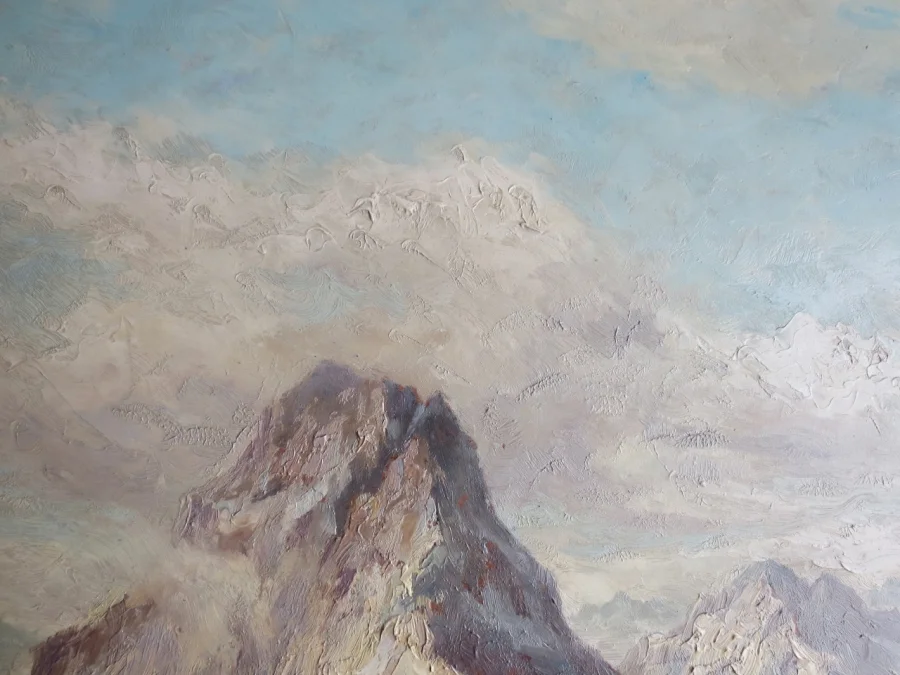 Paysage de montagne, XXe siècle.