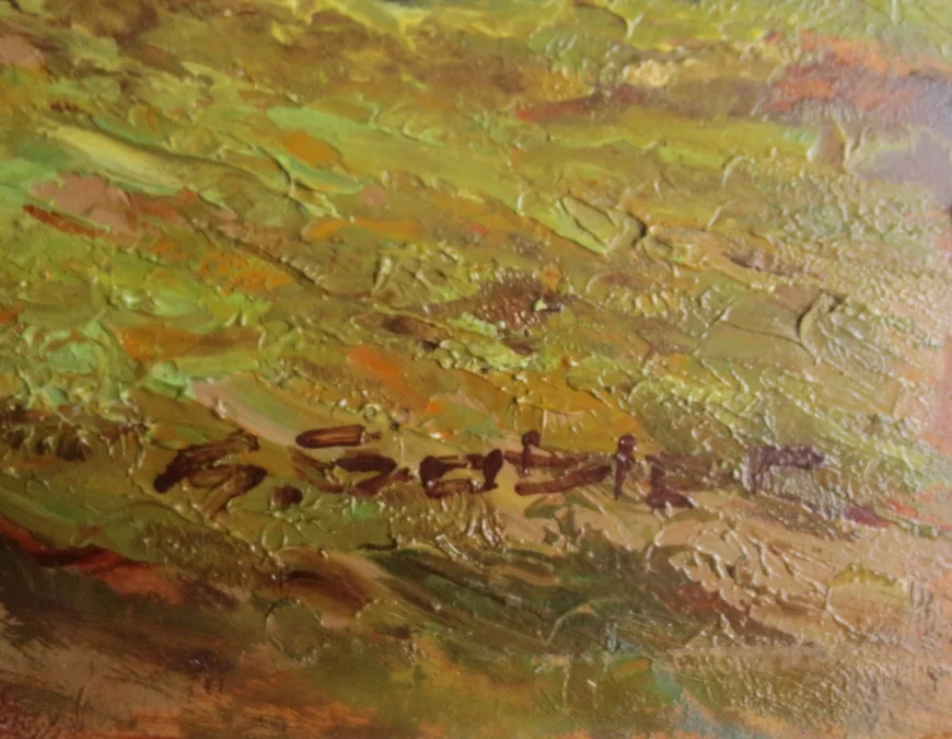 Paysage de montagne, XXe siècle.