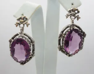 LATE NINETEENTH CENTURY EARRINGS