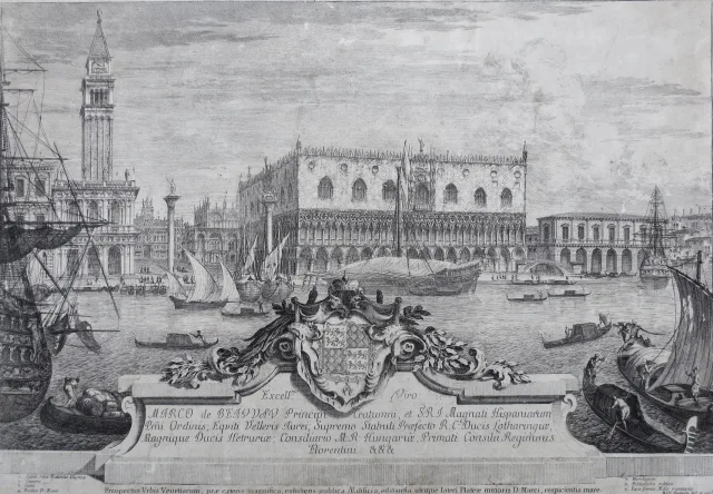 ANSICHT VON VENEDIG AUS DEM 18. JAHRHUNDERT VON Michele MARIESCHI