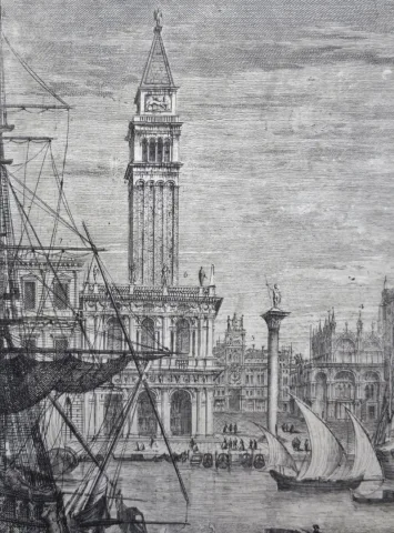 ANSICHT VON VENEDIG AUS DEM 18. JAHRHUNDERT VON Michele MARIESCHI
