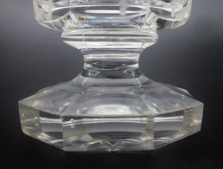 Verre en cristal de Bohème. XIXe siècle.