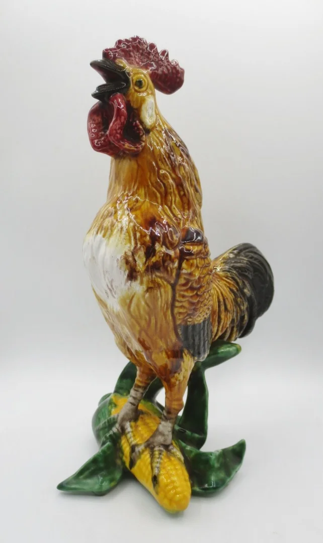 Coq en barbotine, XXe siècle.