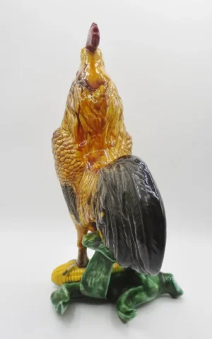 Coq en barbotine, XXe siècle.