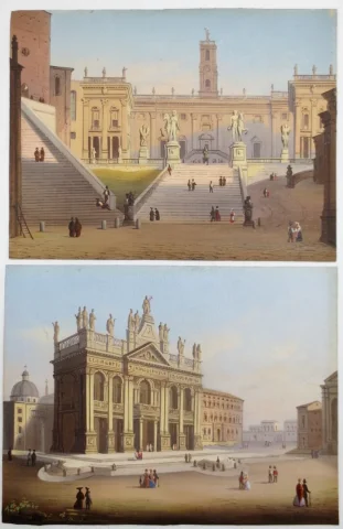 Vues de Rome, XIXe siècle.