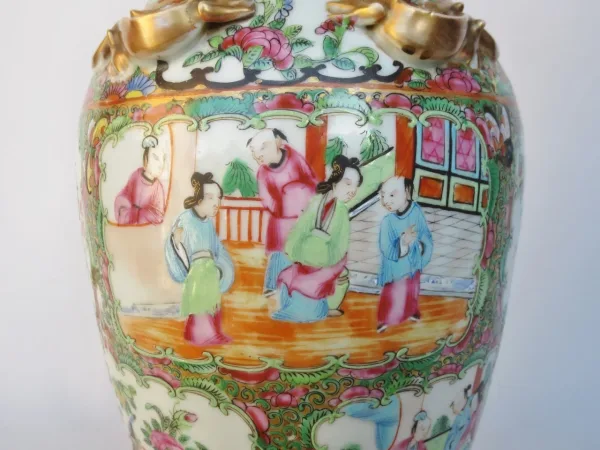 Lampe chine fin du XIXe siècle.