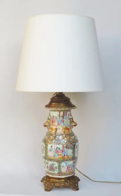 Lampe chine fin du XIXe siècle.