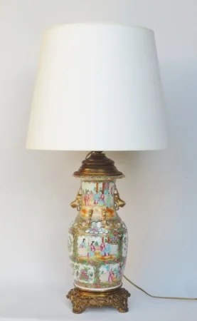 Lampe chine fin du XIXe siècle.