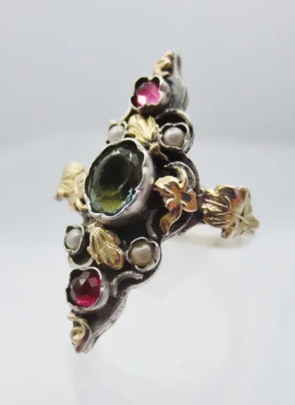 Bague marquise, XIXe siècle.