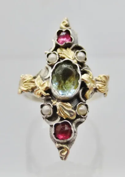 Bague marquise, XIXe siècle.