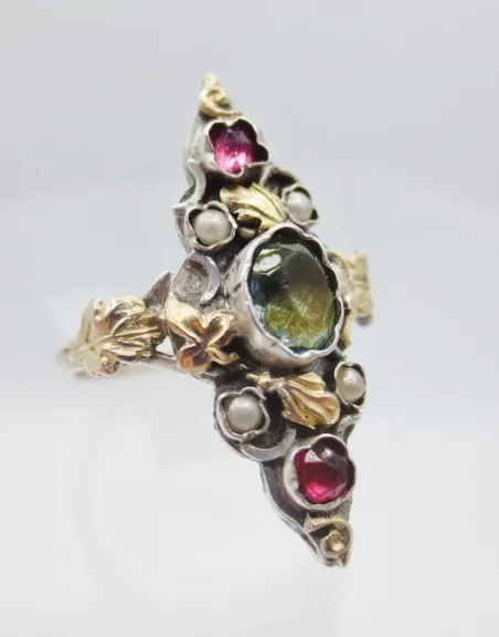 Bague marquise, XIXe siècle.