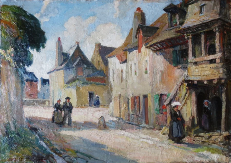 PAINTING signed by Albert FERNAND-RENAULT