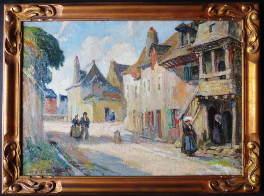PAINTING signed by Albert FERNAND-RENAULT