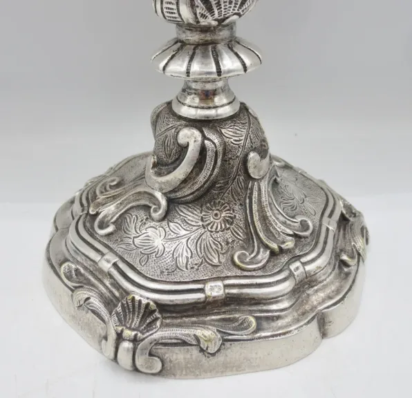 Bougeoir Régence, XIXe siècle.
