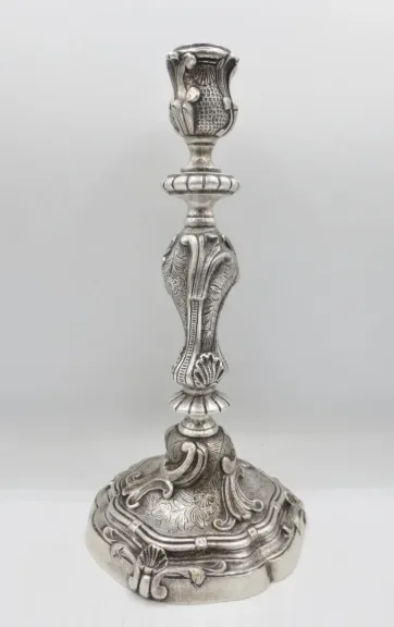 Bougeoir Régence, XIXe siècle.
