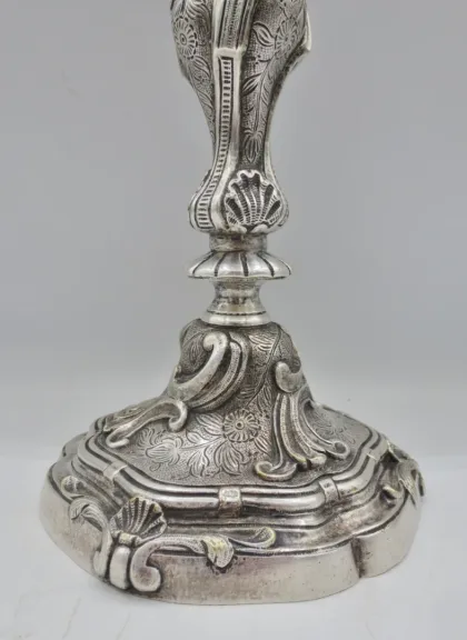 Bougeoir Régence, XIXe siècle.