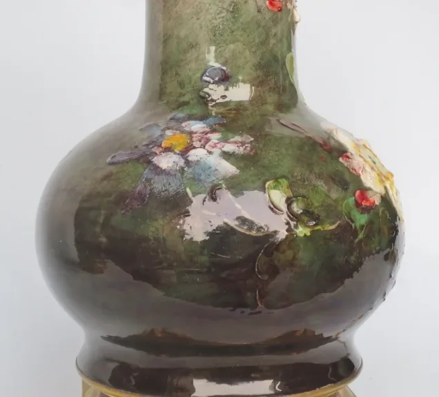 PAIR OF CERAMIC LAMPS