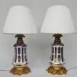 Lampes en porcelaine de Bayeux.