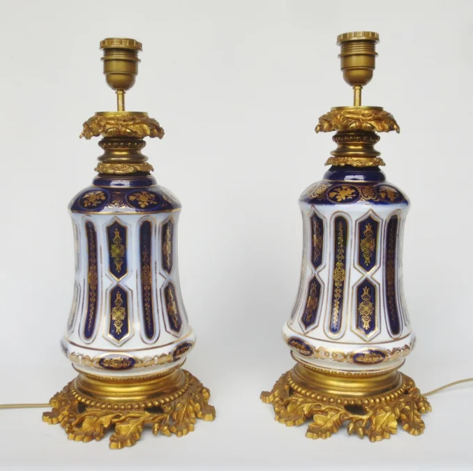 BAYEUX PORCELAIN LAMPS
