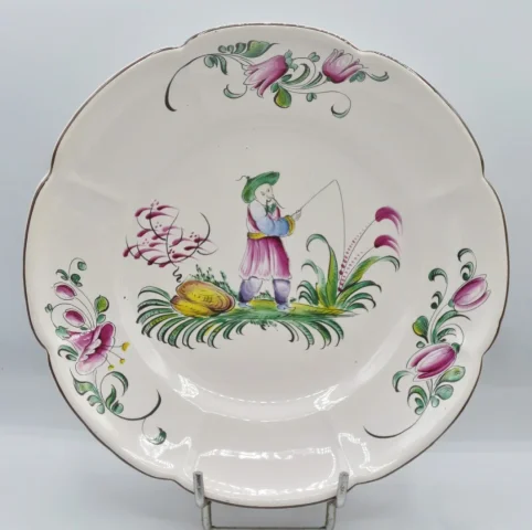 Assiettes au chinois, XXe siècle.