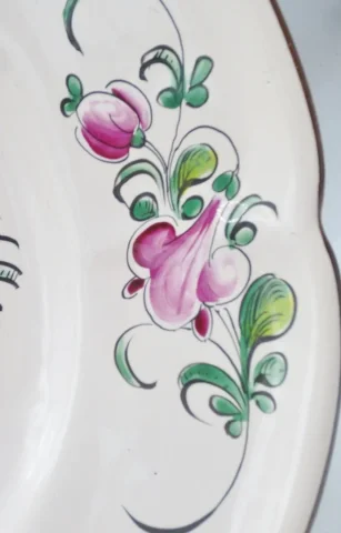Assiettes au chinois, XXe siècle.