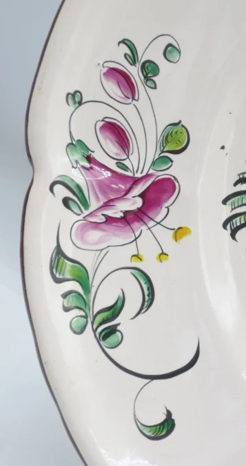 Assiettes au chinois, XXe siècle.
