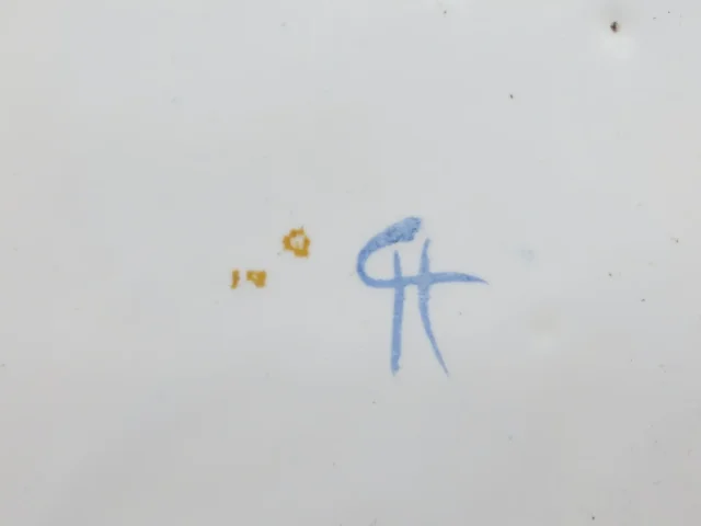 Assiettes au chinois, XXe siècle.