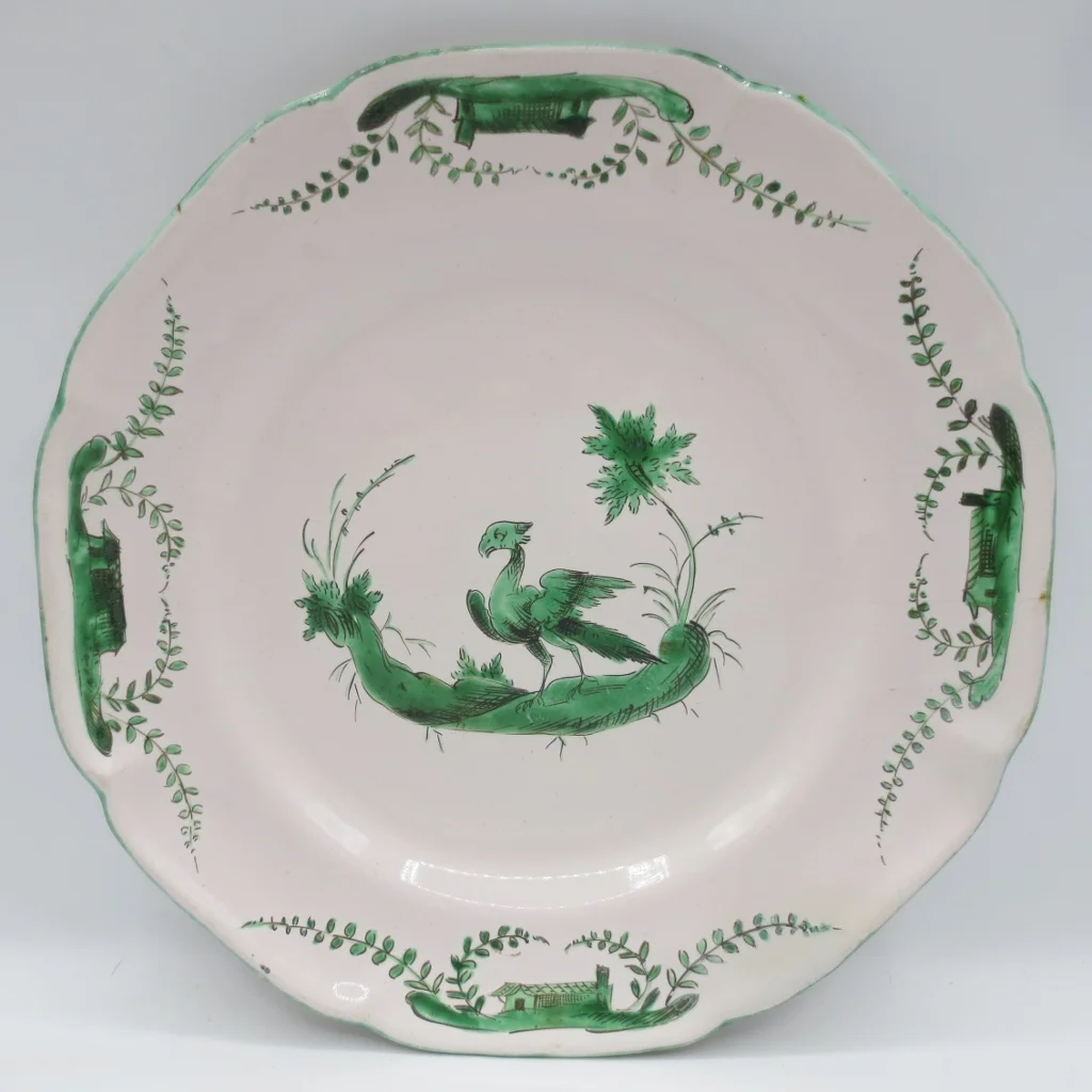 EIGHTEENTH CENTURY MOUSTIERS PLATE