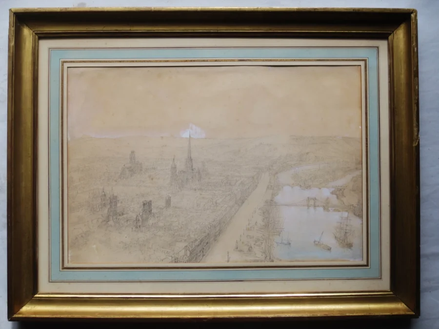 Rouen, Dessin XIXe siècle.