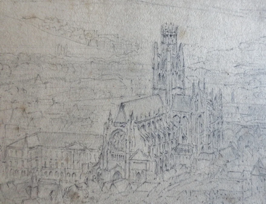 Rouen, Dessin XIXe siècle.