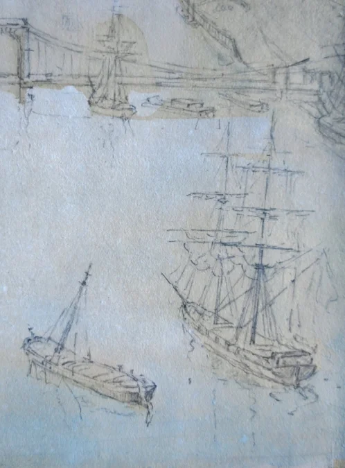 Rouen, Dessin XIXe siècle.