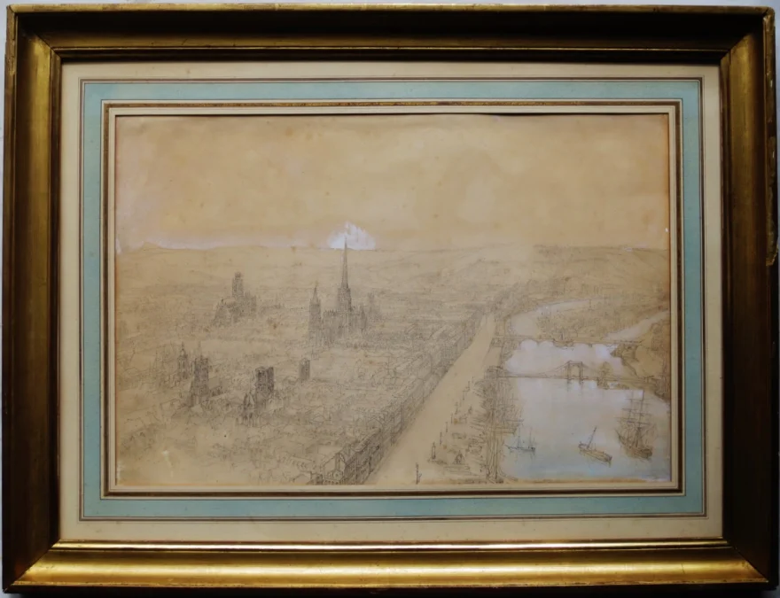 Rouen, Dessin XIXe siècle.