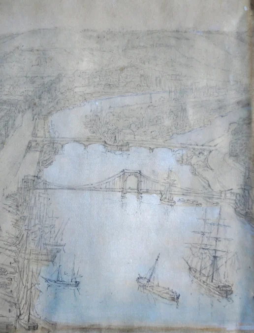 Rouen, Dessin XIXe siècle.