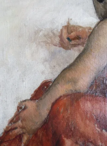 Картина маслом на холсте Поля Гарена, 1898-1963 гг.