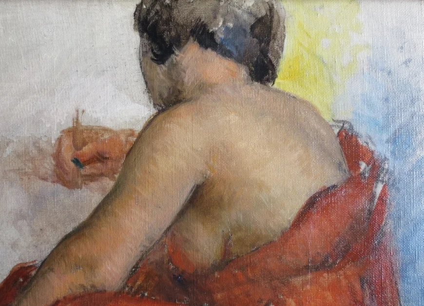 ポール・ガリン（1898-1963）作、油彩、キャンバス。