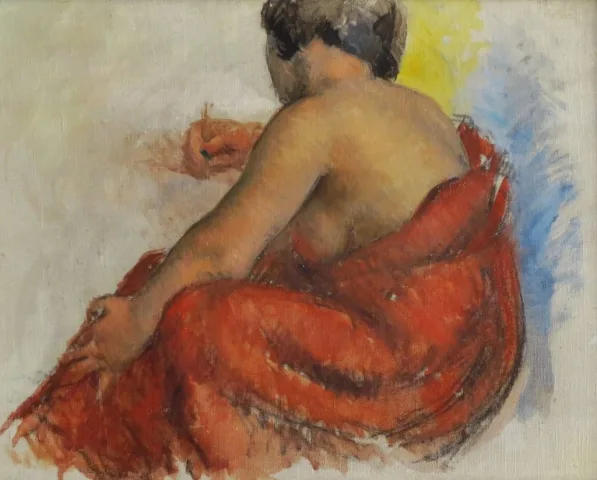 Картина маслом на холсте Поля Гарена, 1898-1963 гг.