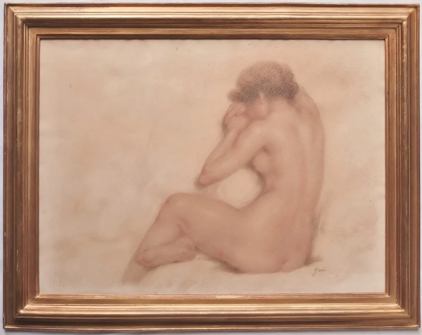 Nu dessiné à la Sanguine.