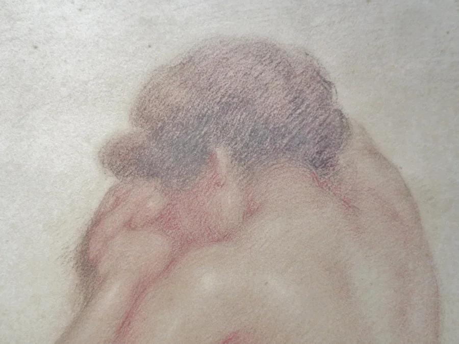 Nu dessiné à la Sanguine.