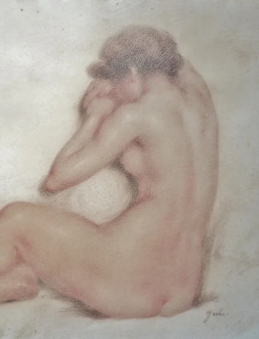 Nu dessiné à la Sanguine.