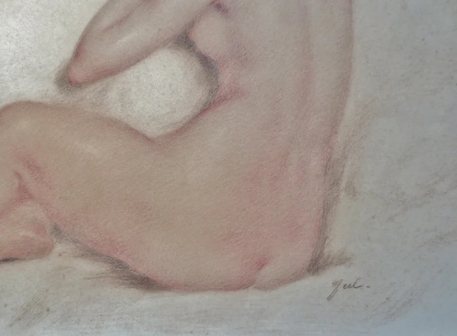 Nu dessiné à la Sanguine.