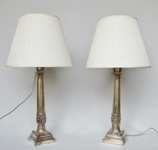 PAIR OF FRENCH EMPIRE STYLE LAMPS