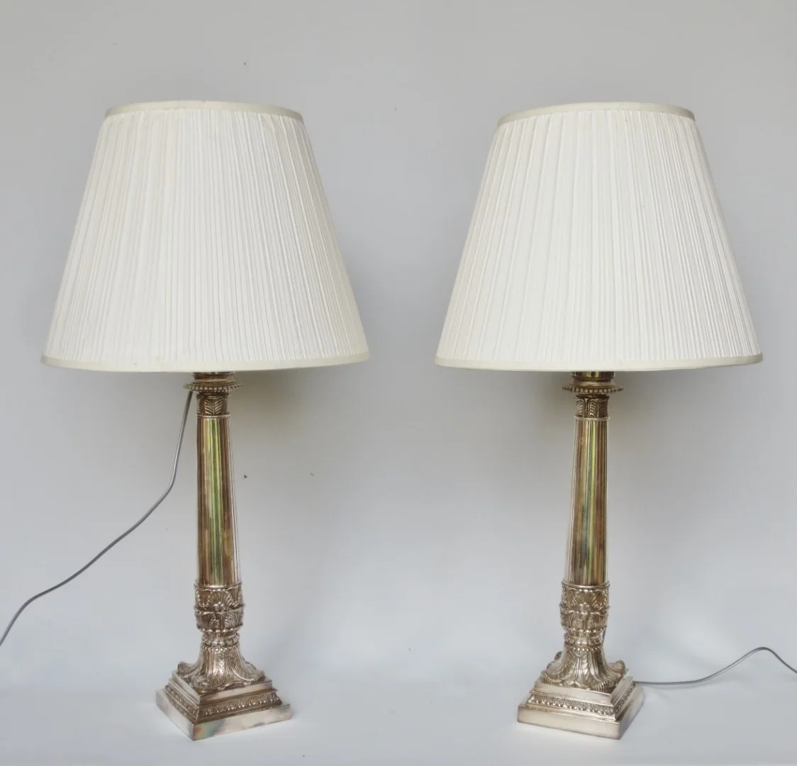 PAIR OF FRENCH EMPIRE STYLE LAMPS