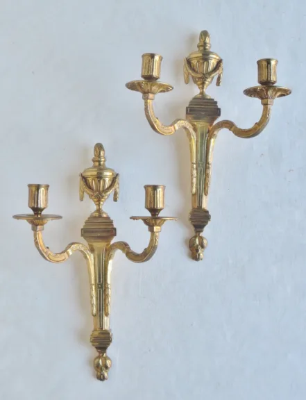 PAAR WANDLEUCHTEN AUS DER ZEIT LOUIS XVI